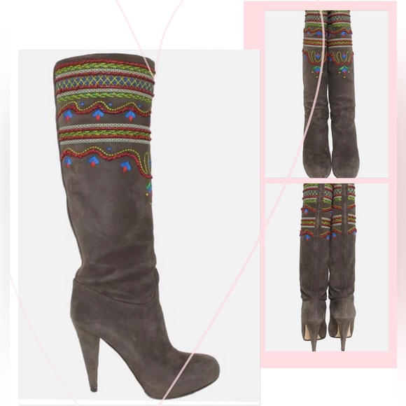 Bally brown suede boots - EU35 / AU5 - Picture 10 of 10